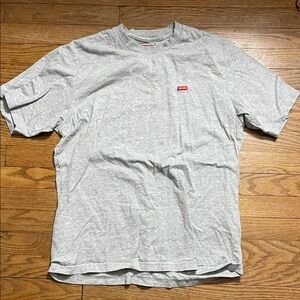 Supreme Light Gray Short Sleeve Tee